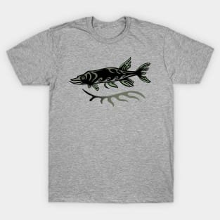 Fish Ojibwe Indigenous WAWEZHI CANADA T-Shirt